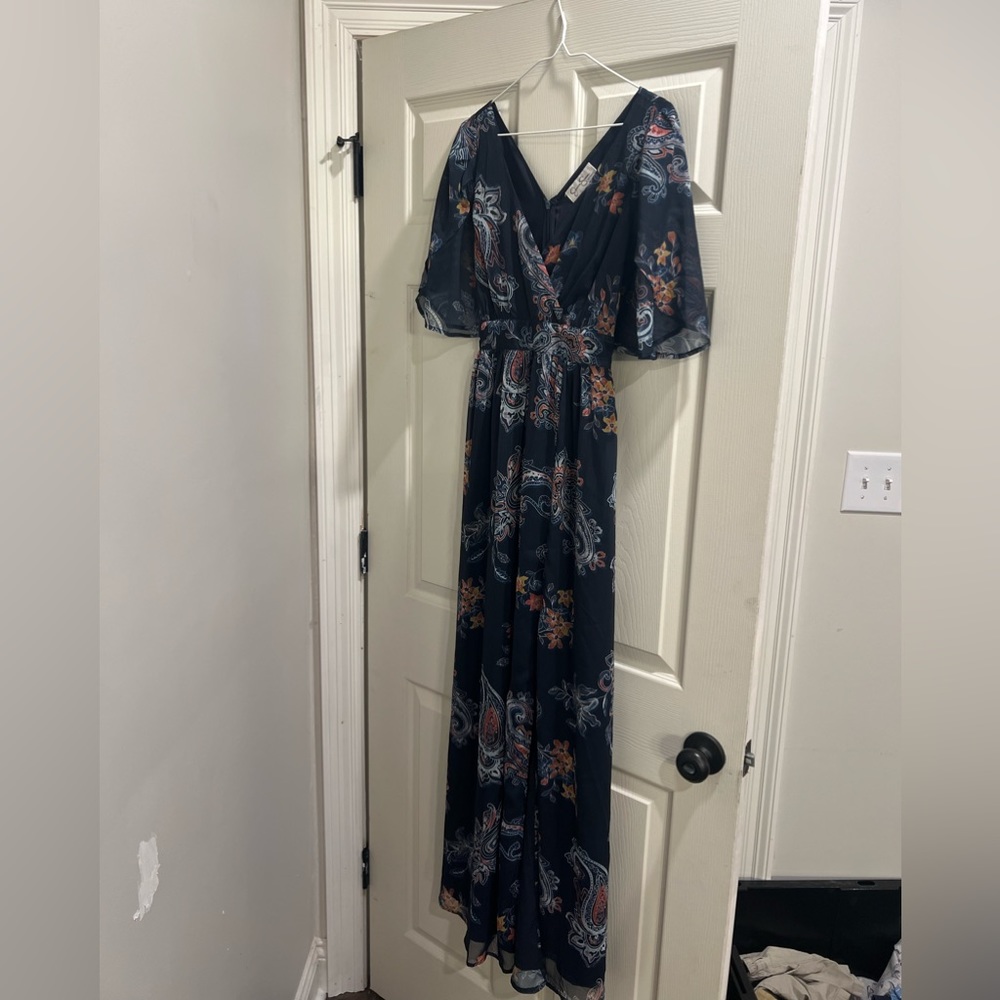 Jessica Simpson maternity maxi dress